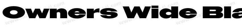 Owners Wide Black字体转换
